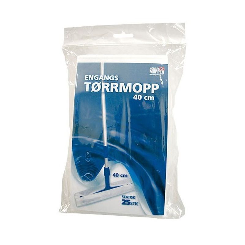 Engangs tørrmopp 40cm