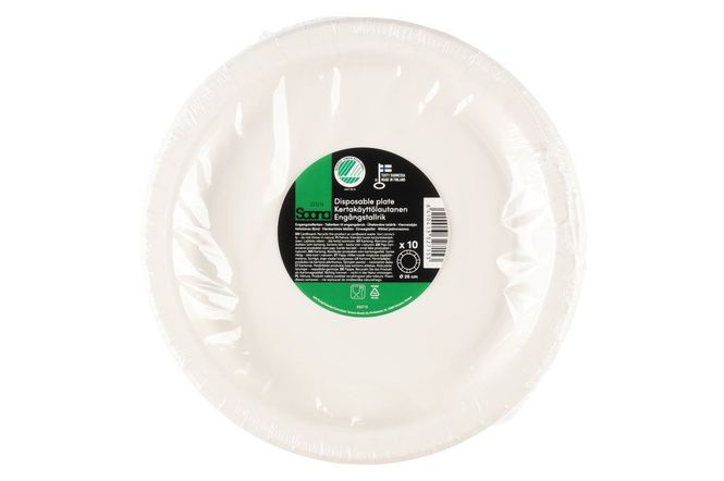 Hovedbilde Engangs Fat BIO 26cm, 10stk