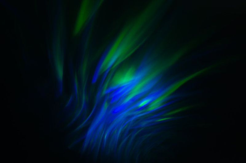 Projektor lampe Nordlys med fjernkontroll
