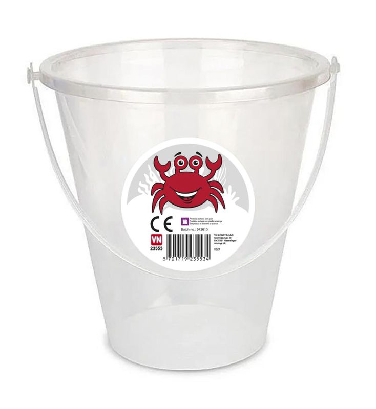 Krabbebøtte Klar plast