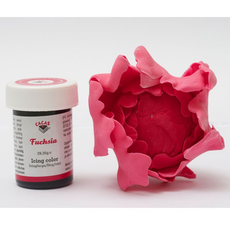 Icingfarge Fuchsia Rød Cacas