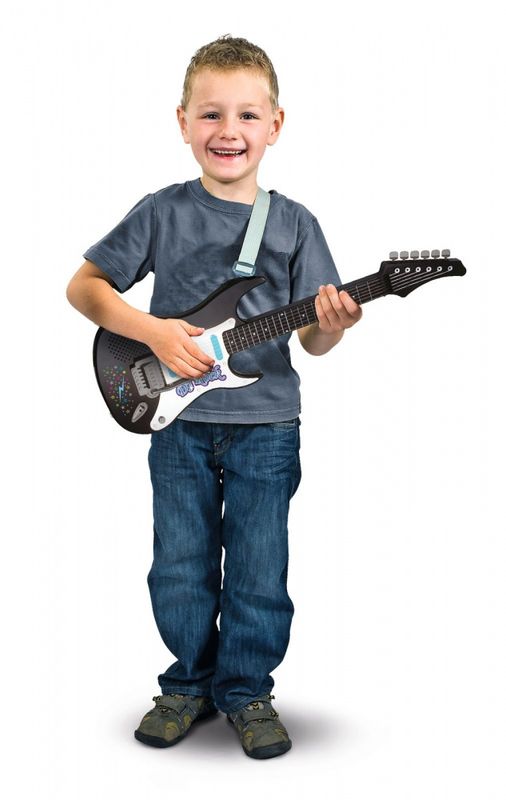 Elektrisk Rockegitar sort