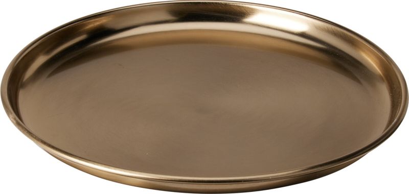 Lysfat metall gull 28cm