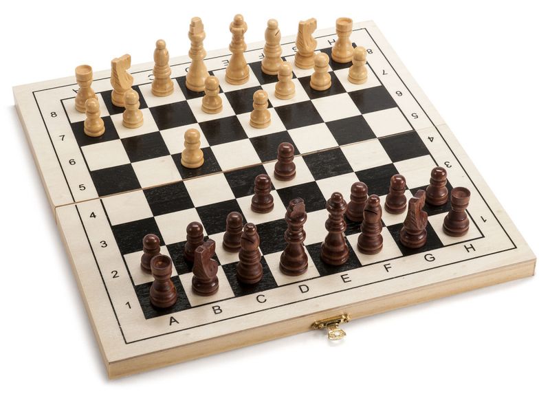 3 i 1 Sjakk, Dam og Backgammon i tre