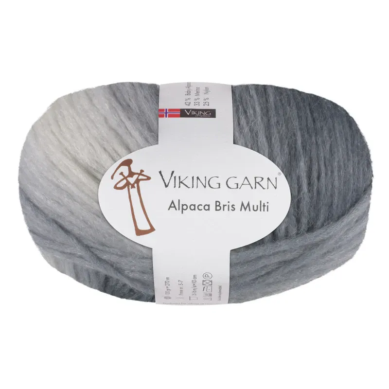 ALPACA BRIS MULTI GRÅ 314