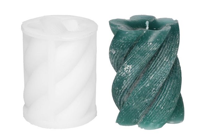 Hovedbilde Silikonform spiral kubbelys Ø:7cm H:9cm