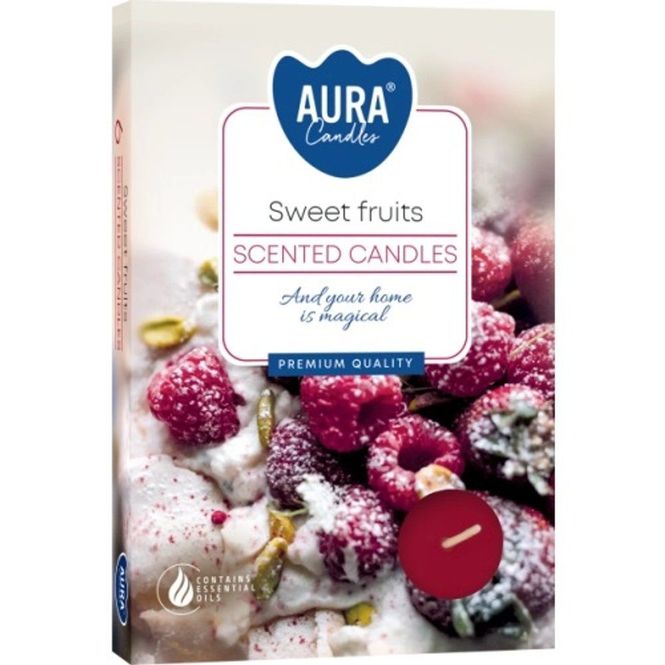 Hovedbilde Duftlys telys Sweet Fruits 6pk