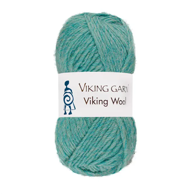 Hovedbilde Viking wool turkis 529