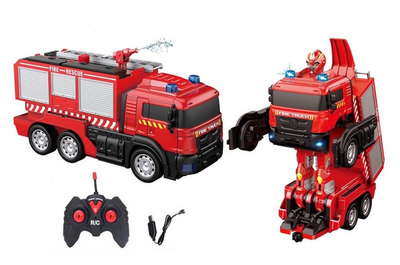 R/C Brannbil/Robot Radiostyrt