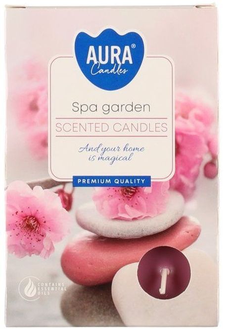 Hovedbilde Duftlys telys Spa garden 6pk