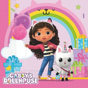 Hovedbilde Servietter Gabbys Dollhouse 33x33cm 20stk