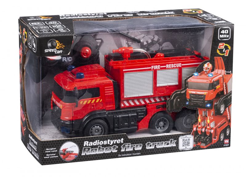 R/C Brannbil/Robot Radiostyrt