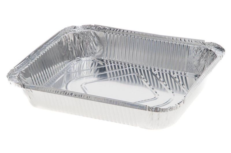 Aluminiumsform med lokk 3pk 3.2L