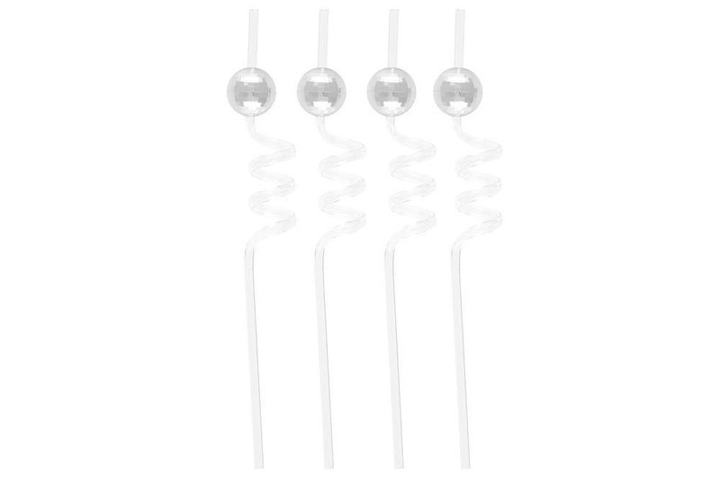 Sugerør Disco 4pk