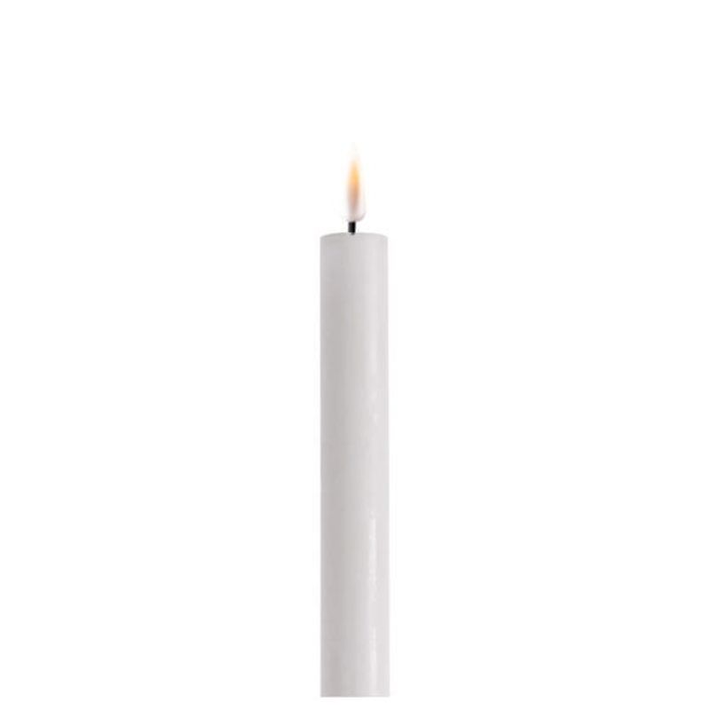 Kronelys LED 15cm Hvit 