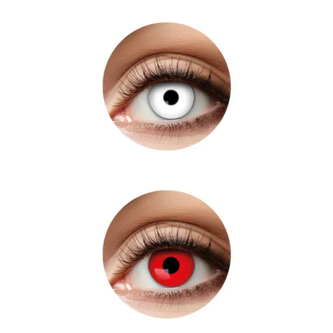 Hovedbilde Linser Duo White Zombie/Red Devil