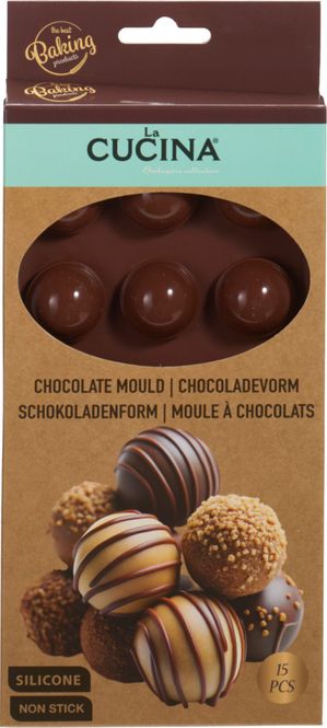 Hovedbilde Konfektform Silikon runde biter