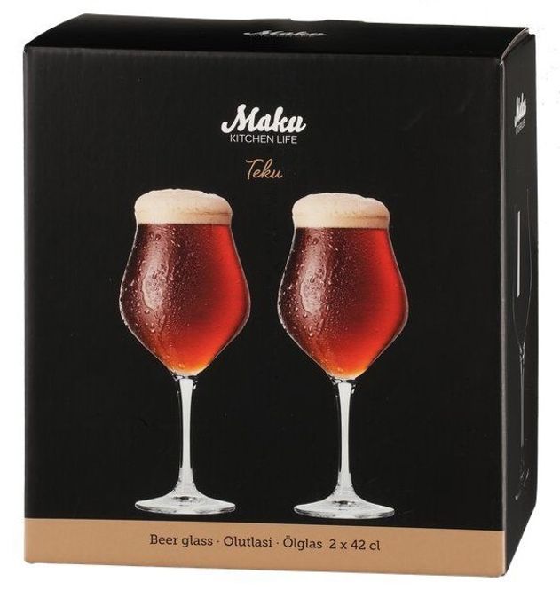 Hovedbilde Maku Teku Ølglass 42cl 2pk