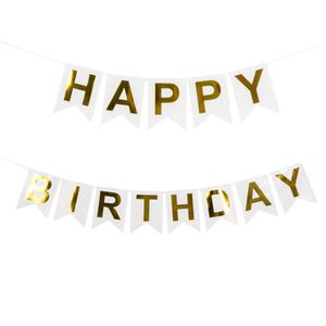 Hovedbilde Flagg banner Happy Birthday