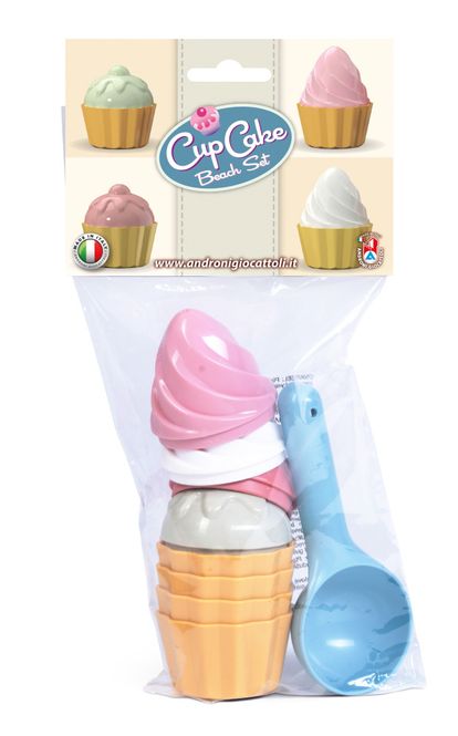 Hovedbilde Strandsett Cupcake former og skje