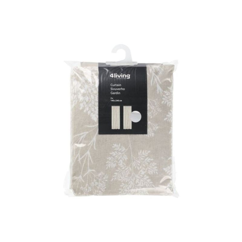 Gardiner 140x240cm beige florea 2pk