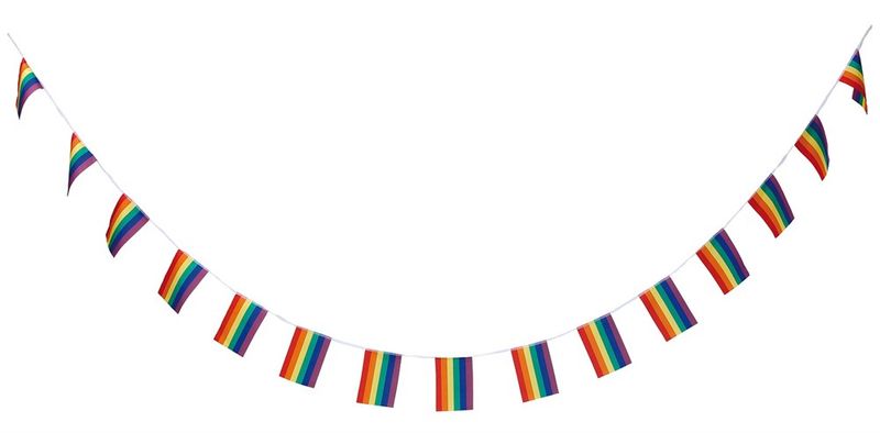 Regnbueflagg banner 6m