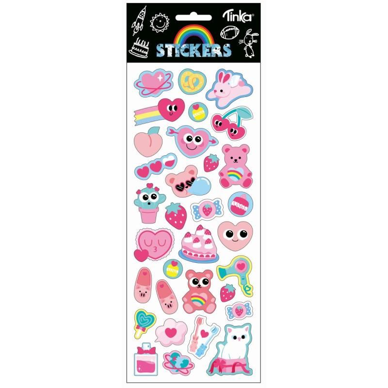 Tinka stickers rosa
