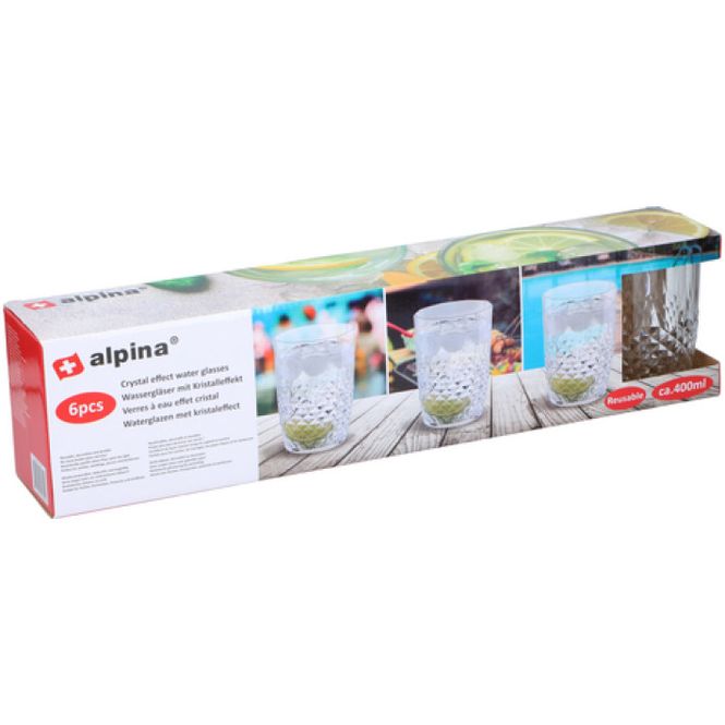 Hovedbilde Vannglass i plast 6pk