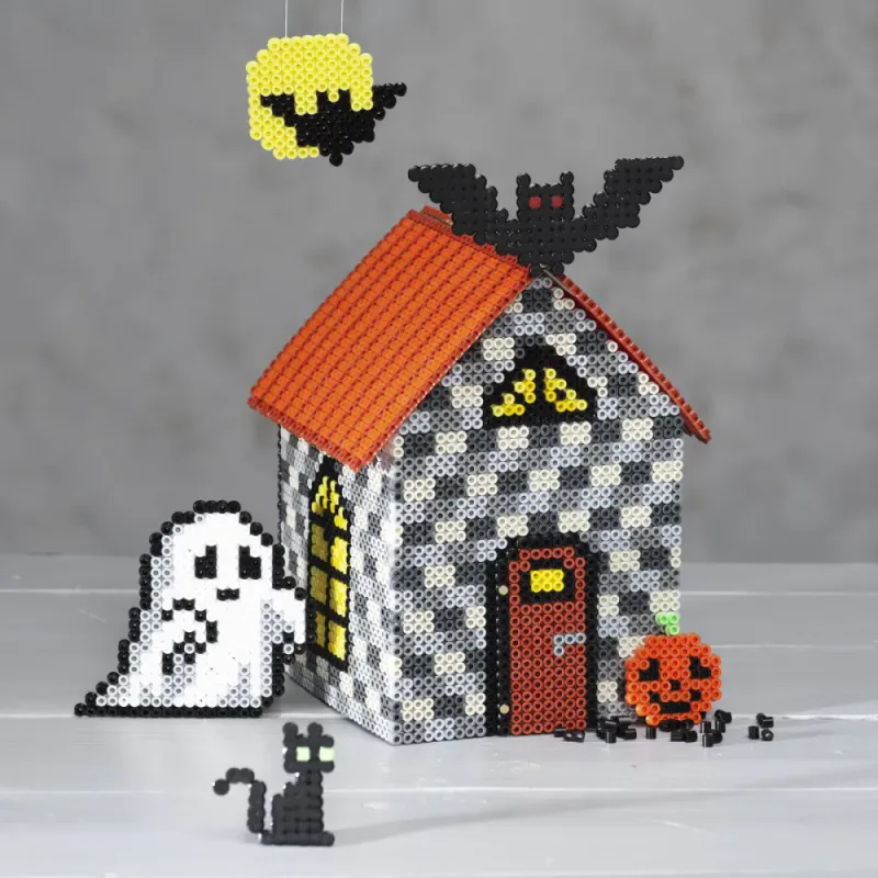 Rørperler Midi 1000 stk. mørk terrakotta