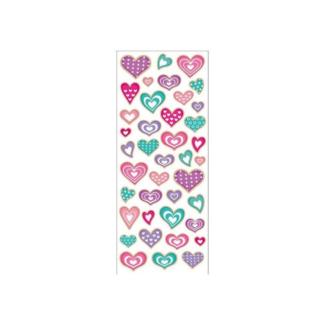 Hovedbilde Tinka stickers hjerter med mønser