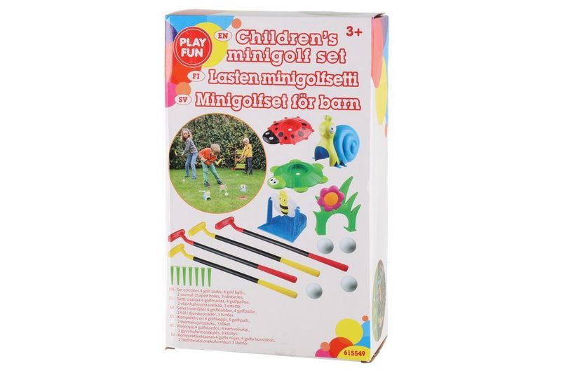 Minigolfsett for barn