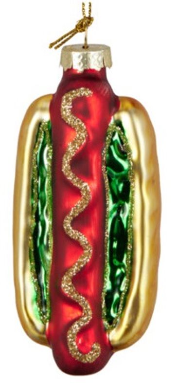 Juletrekule hotdog
