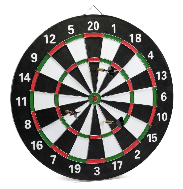Dart med 6 piler Ø43cm