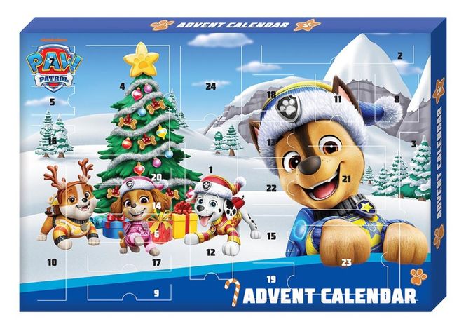 Hovedbilde Paw Patrol adventskalender 30x45cm
