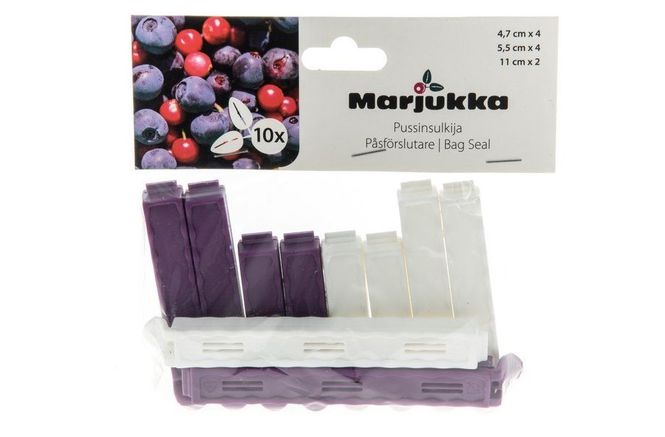 Hovedbilde Poseklemmer 10pk ass