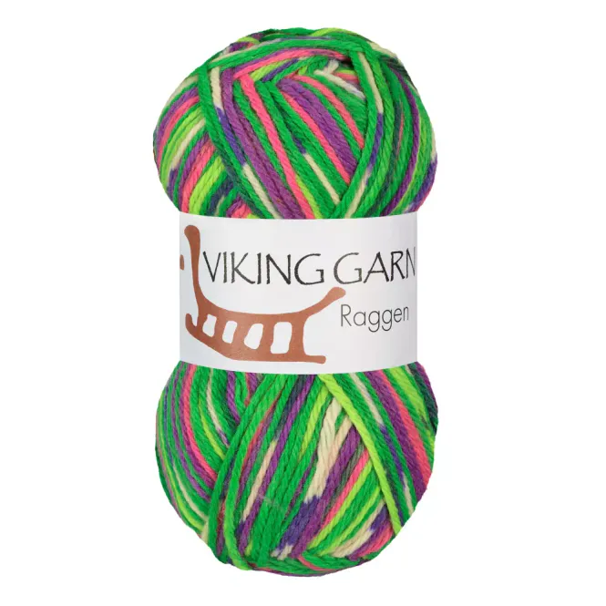 Hovedbilde RAGGEN GRØNN/ROSA 739