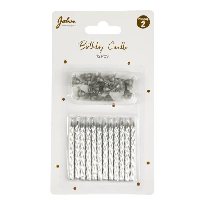 Hovedbilde Kakelys sølv 12pk