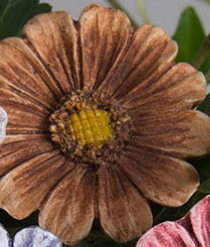 Blomst på pinne 3cm mix