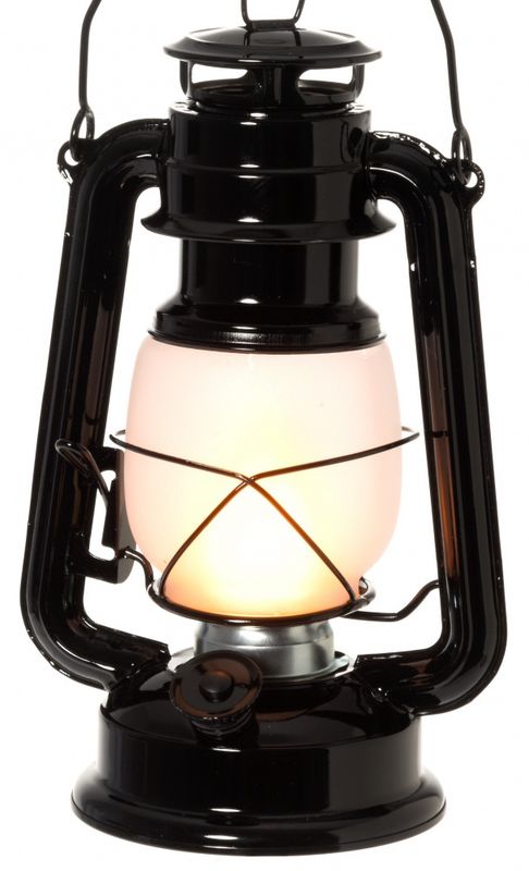 Lanterne lykt Ledlys multifunksjonell 24.5cm 3 ass farger