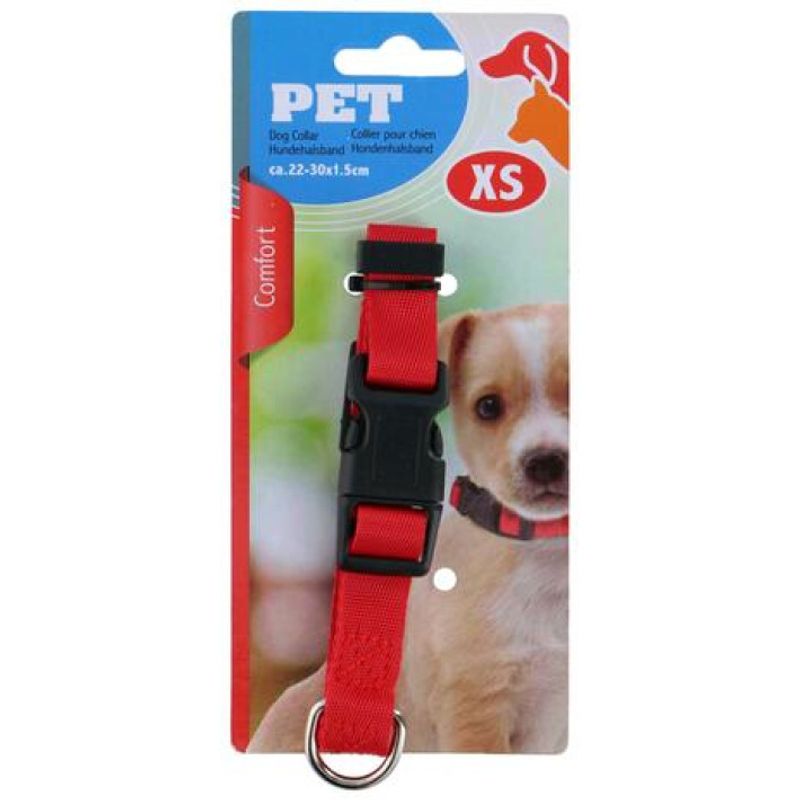 Halsbånd til hund XSmall 22-30x1.5cm