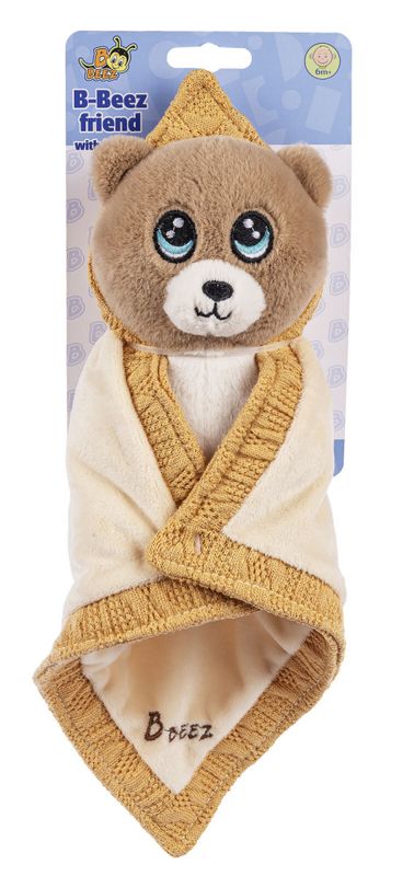 Bamse med teppe 20cm