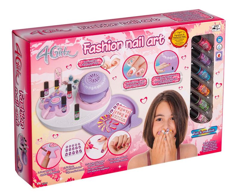 4 girlz Neglesalong sett