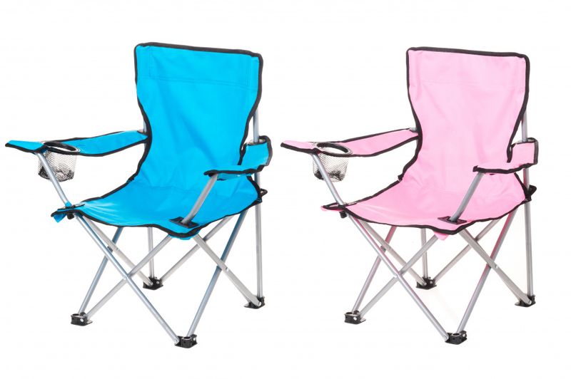 Campingstol for barn 2 ass farger