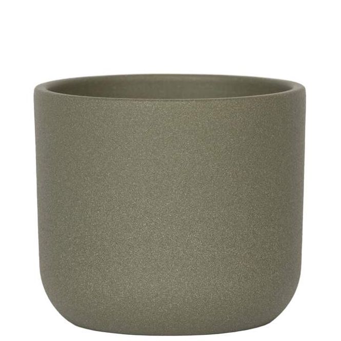 Hovedbilde Vidar minipotte 7.5x7cm sandy matt olive